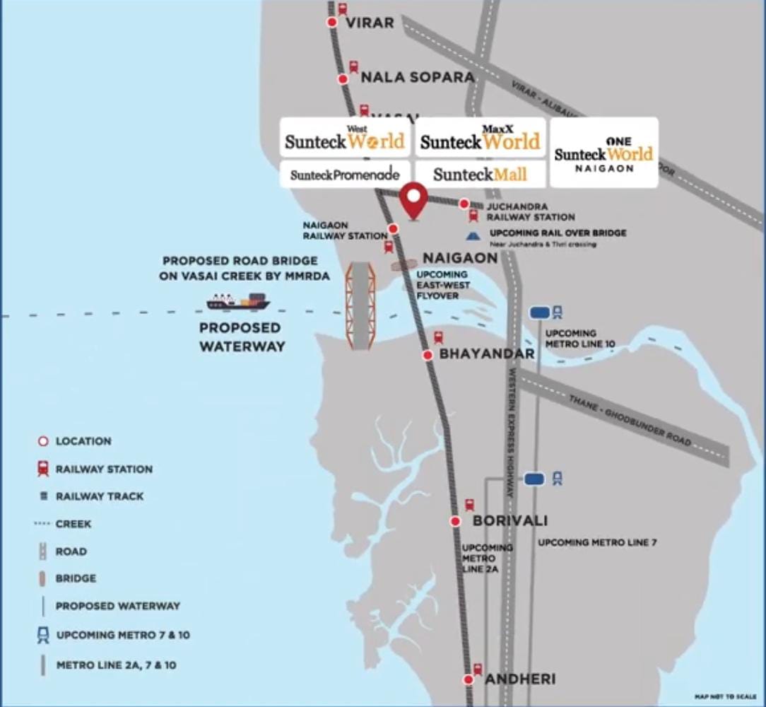 Sunteck OneWorld Location
